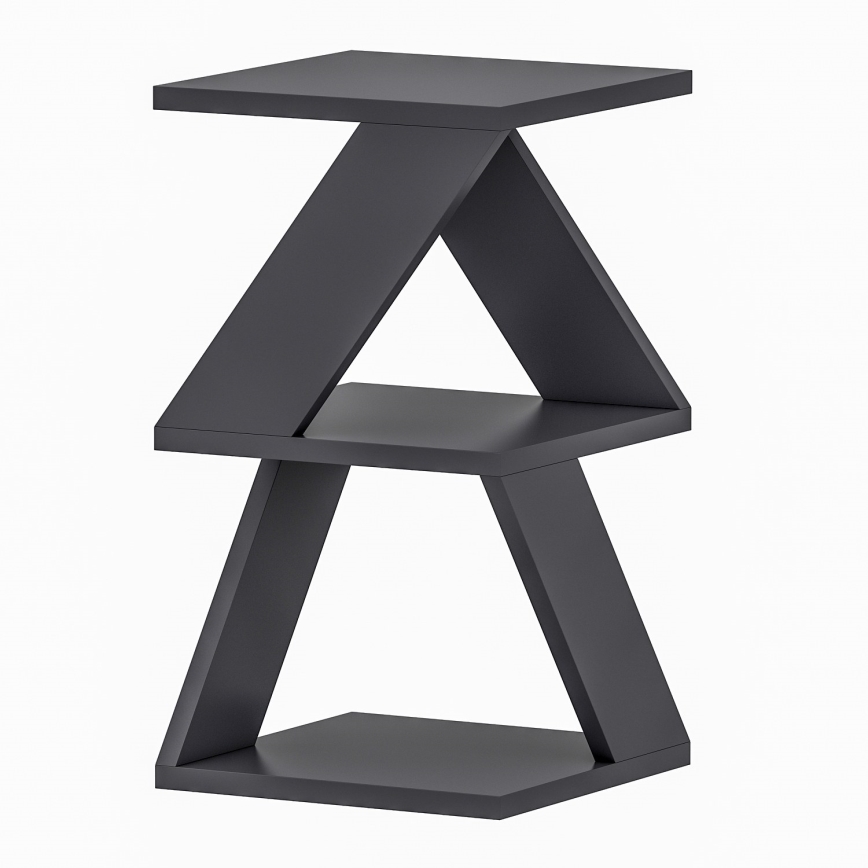 Mesa auxiliar ALBENI 50x30 cm antracita