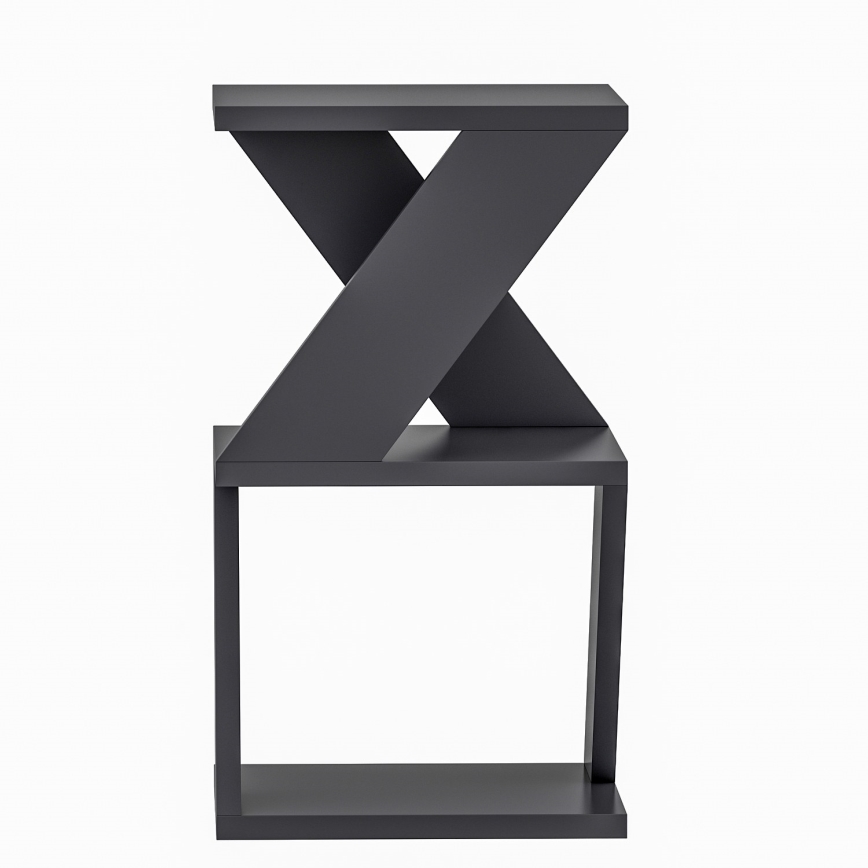 Mesa auxiliar ALBENI 50x30 cm antracita