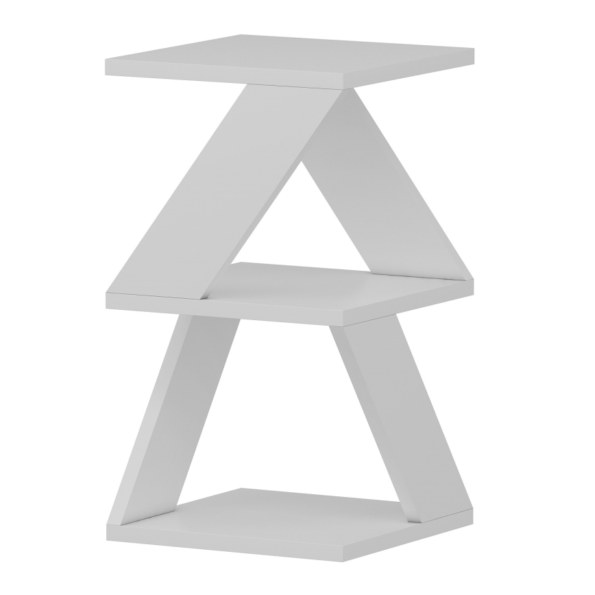 Mesa auxiliar ALBENI 50x30 cm blanco