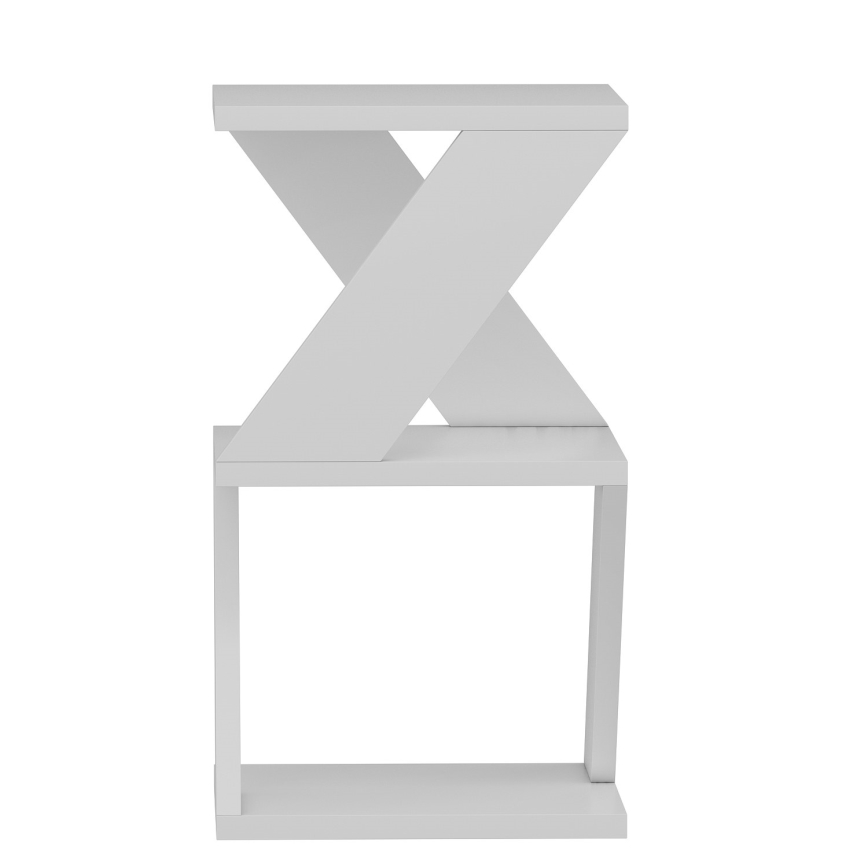 Mesa auxiliar ALBENI 50x30 cm blanco