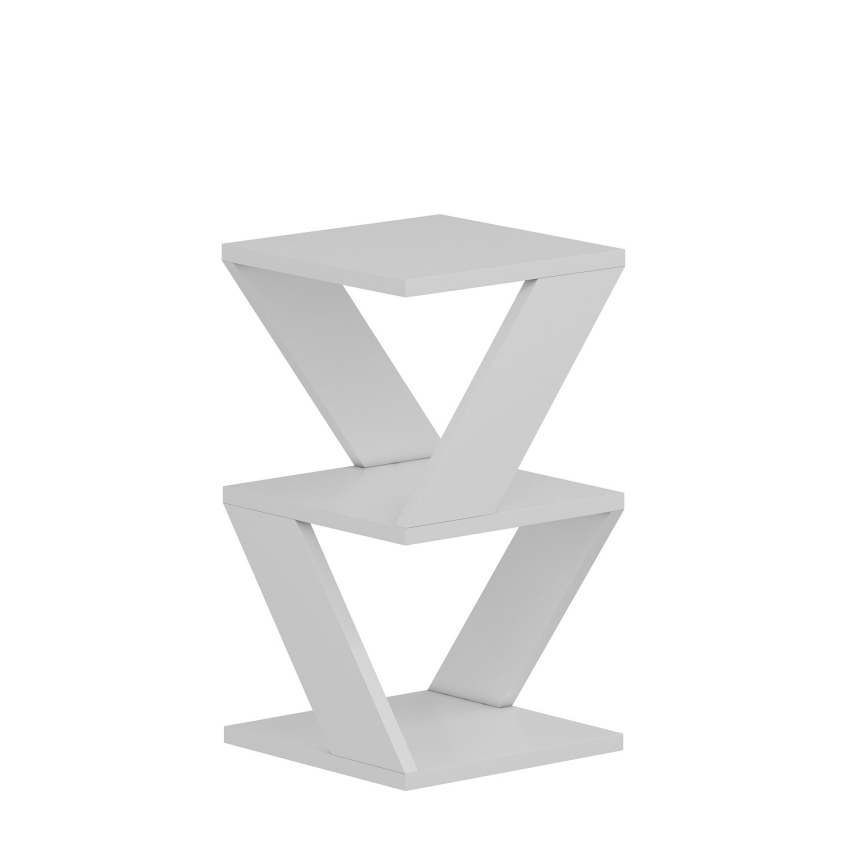 Mesa auxiliar ALBENI 50x30 cm blanco
