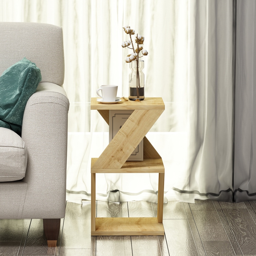 Mesa auxiliar ALBENI 50x30 cm marrón