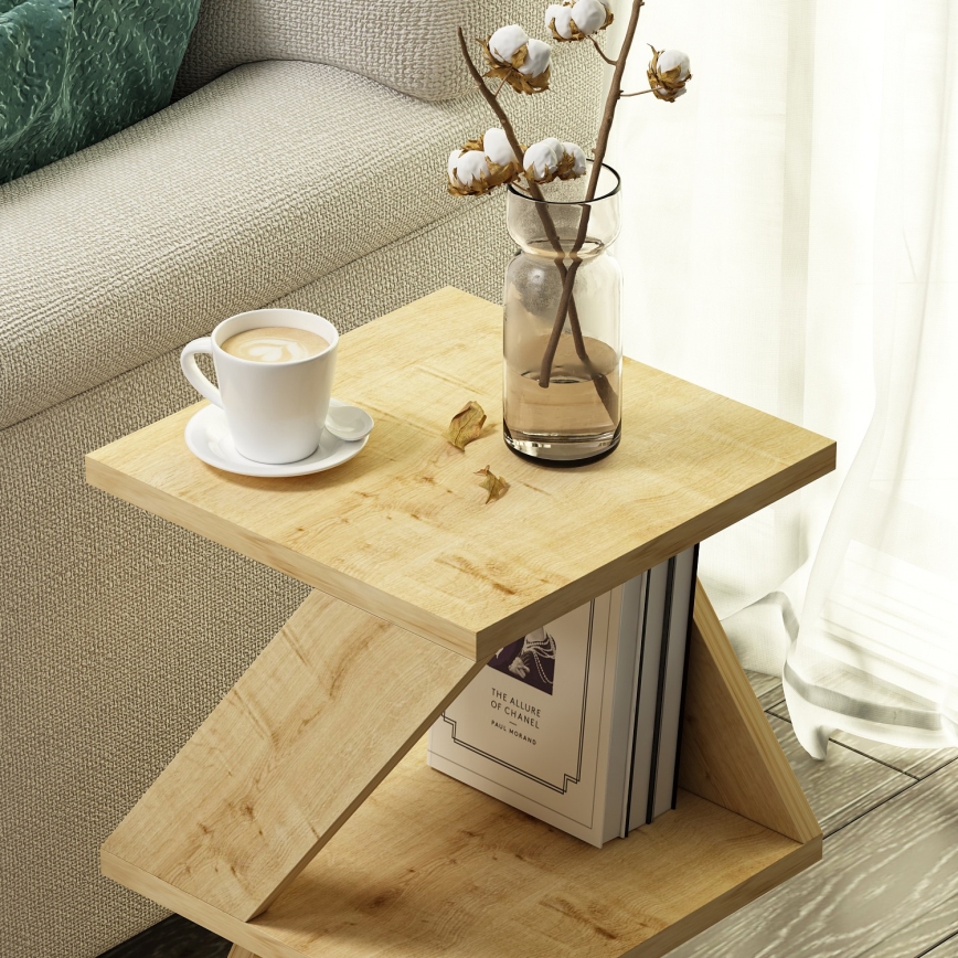 Mesa auxiliar ALBENI 50x30 cm marrón