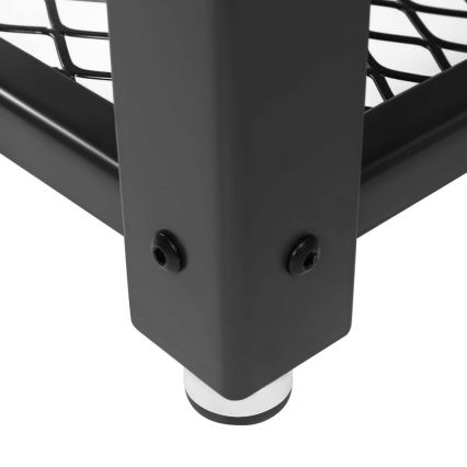 Mesa auxiliar ELDUR marrón/negro