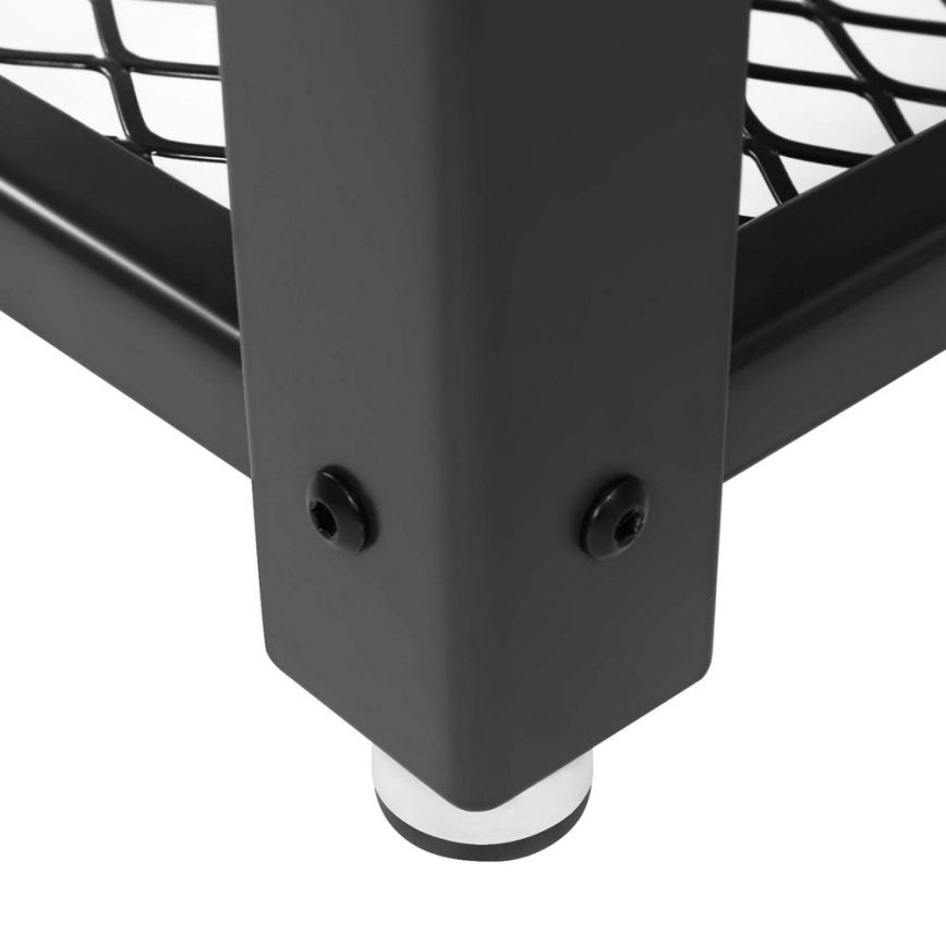 Mesa auxiliar ELDUR marrón/negro