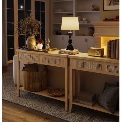 Mesa auxiliar FALKO marrón