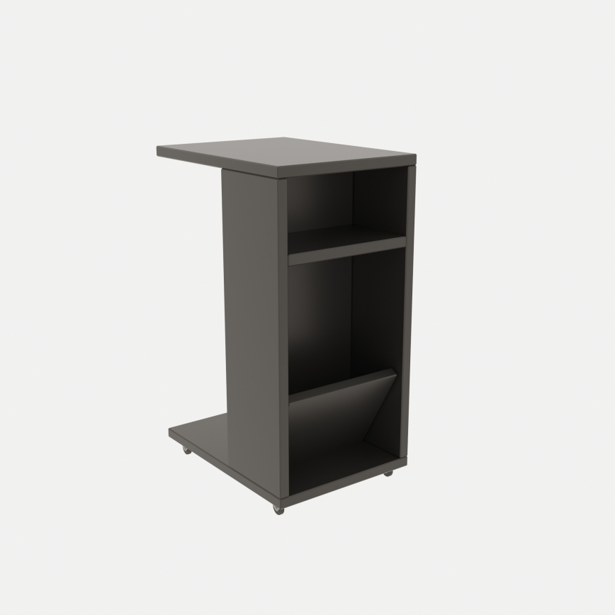 Mesa auxiliar FILINTA 63x40 cm antracita