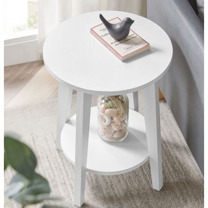 Mesa auxiliar KAEL blanca