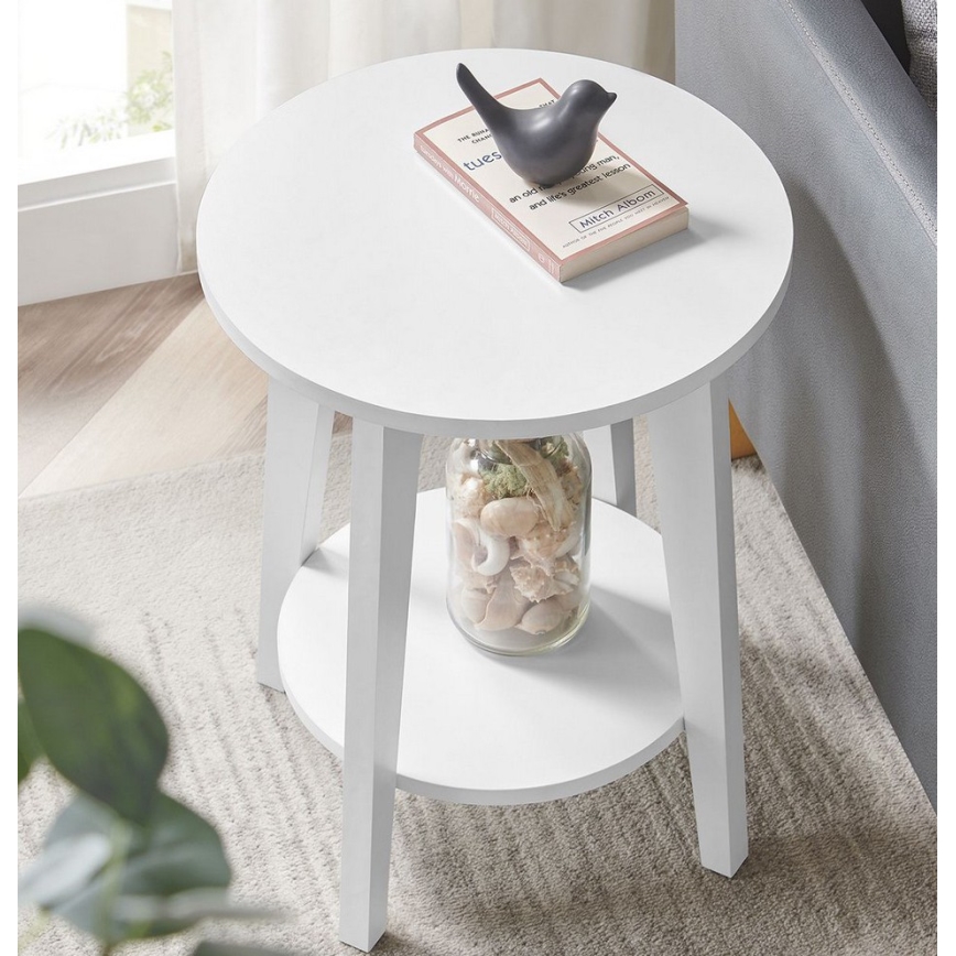 Mesa auxiliar KAEL blanca