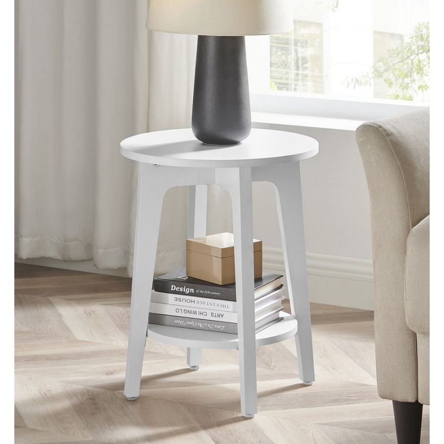 Mesa auxiliar KAEL blanca