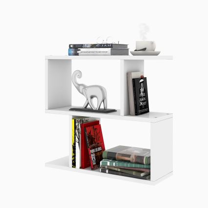 Mesa auxiliar LALE 55x60 cm blanco