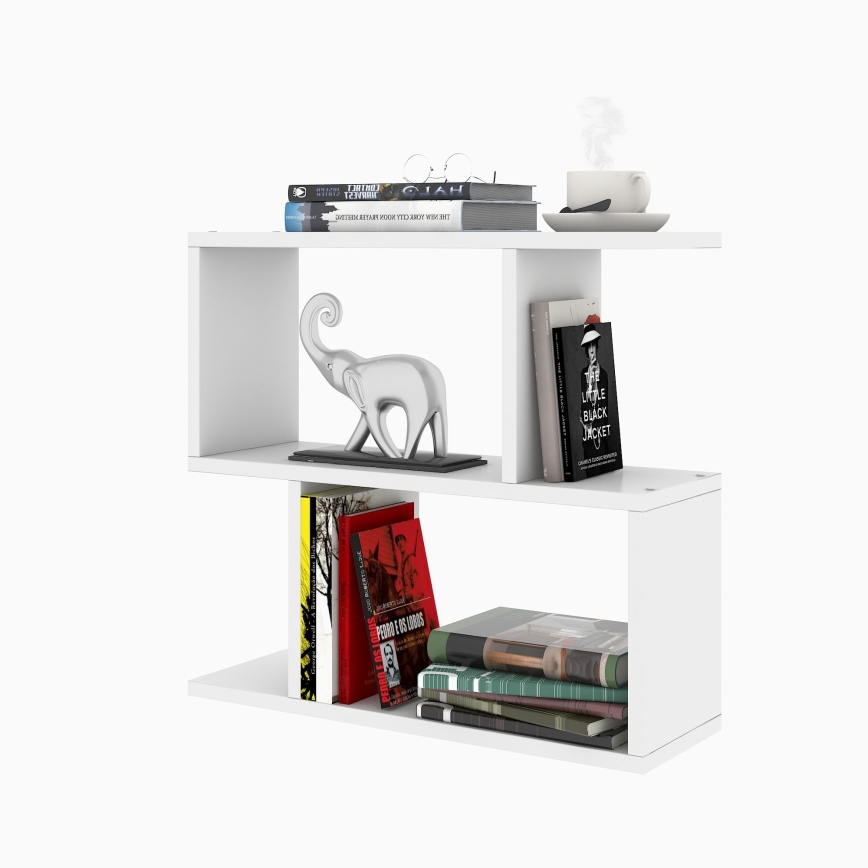 Mesa auxiliar LALE 55x60 cm blanco