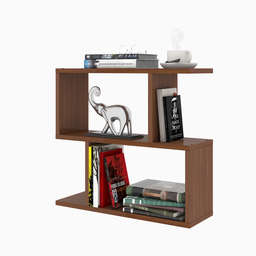 Mesa auxiliar LALE 55x60 cm marrón