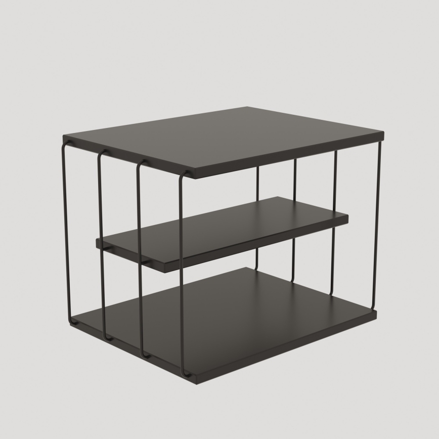 Mesa auxiliar LIFON 40x50 cm antracita