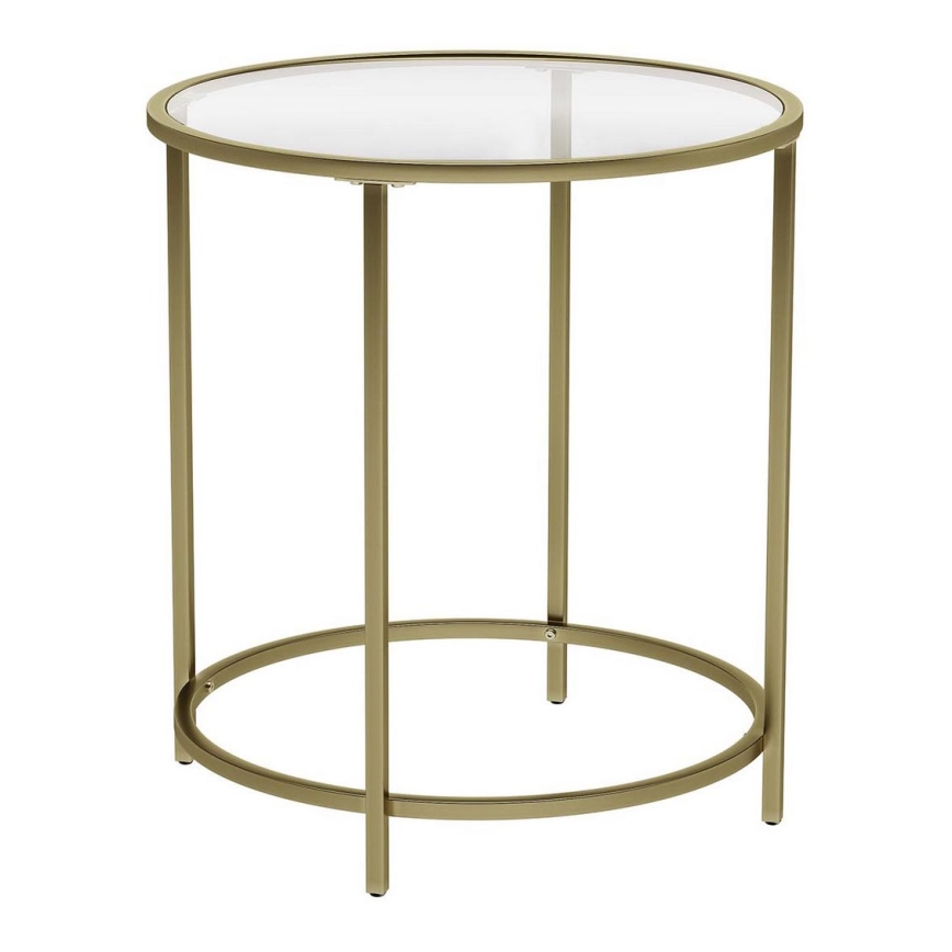 Mesa auxiliar LYRA dorada