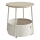 Mesa auxiliar NOIRA crema/blanca