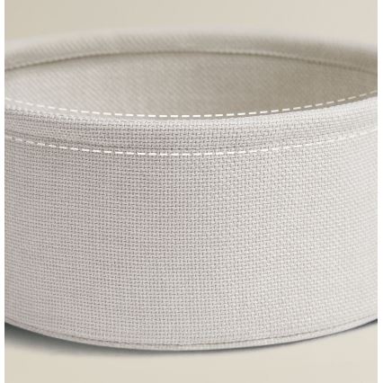 Mesa auxiliar NOIRA crema/blanca