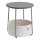 Mesa auxiliar NOIRA gris/blanco
