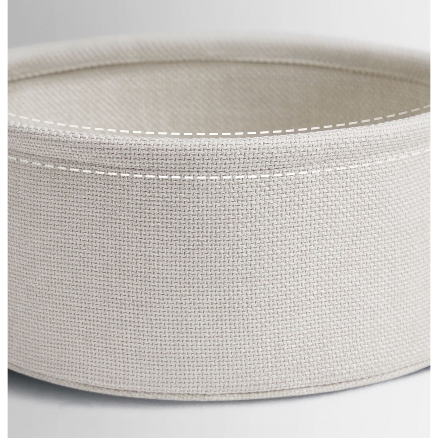 Mesa auxiliar NOIRA gris/blanco