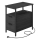 Mesa auxiliar ROD con enchufes integrados y puertos USB, negro