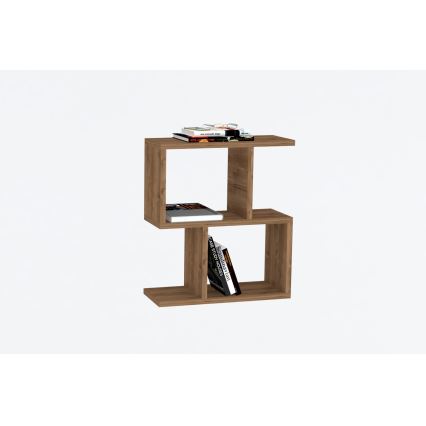 Mesa auxiliar ZET 51,4x45 cm marrón