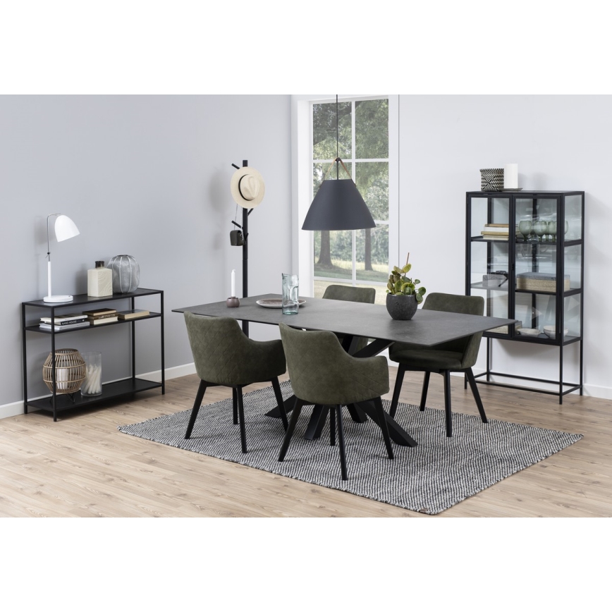 Mesa consola SARON negro