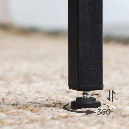 Mesa de bar BARTIS marrón/negro