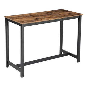 Mesa de bar BARTIS marrón/negro