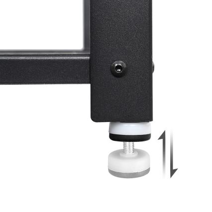 Mesa de bar BARTIS marrón/negro