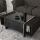 Mesa de café VEYRON 37,3x103,8 cm negro/dorado
