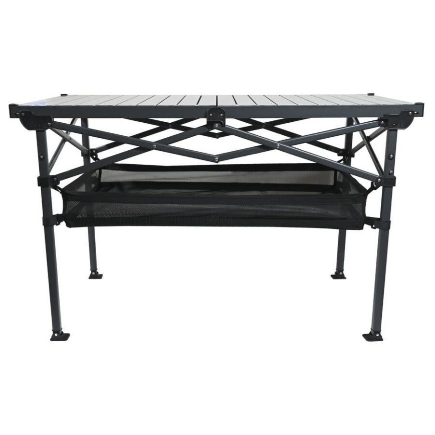 Mesa de camping plegable 118x70 cm antracita