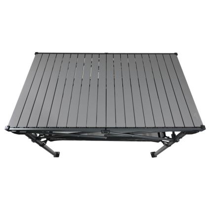 Mesa de camping plegable 118x70 cm antracita