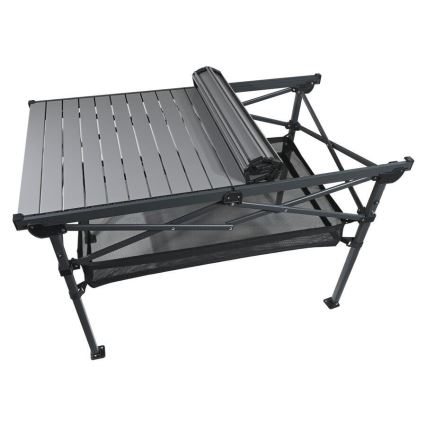 Mesa de camping plegable 118x70 cm antracita