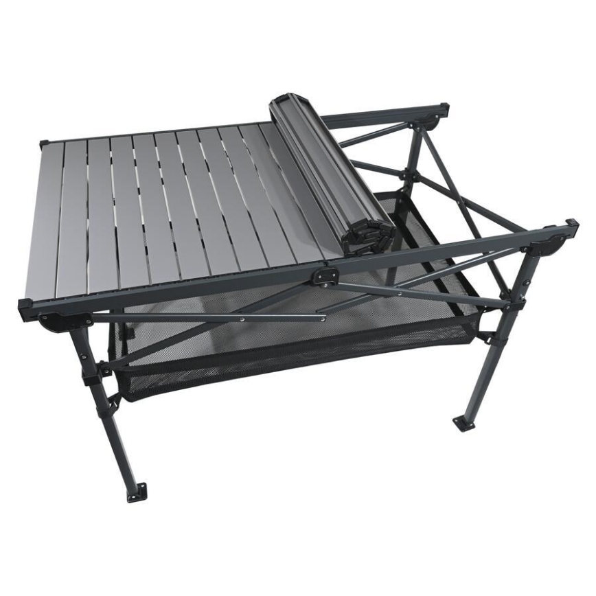 Mesa de camping plegable 118x70 cm antracita