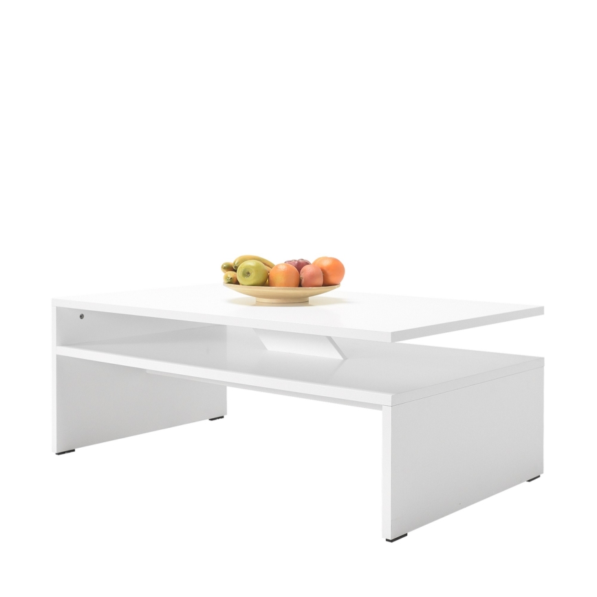 Mesa de centro 42x110 cm blanco