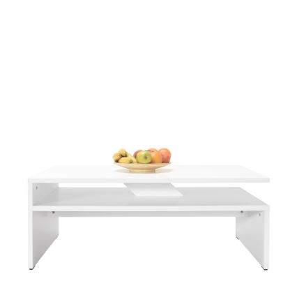 Mesa de centro 42x110 cm blanco