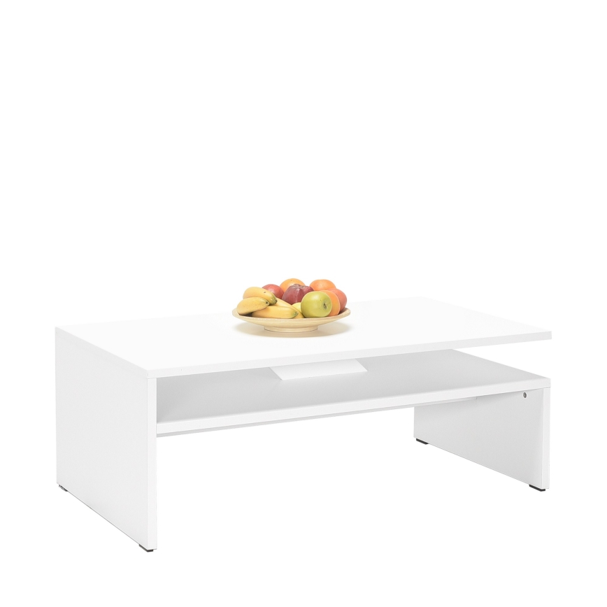 Mesa de centro 42x110 cm blanco