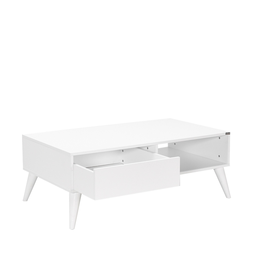 Mesa de centro 42x110 cm blanco