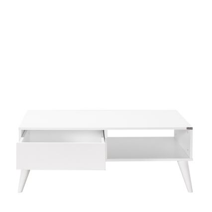 Mesa de centro 42x110 cm blanco
