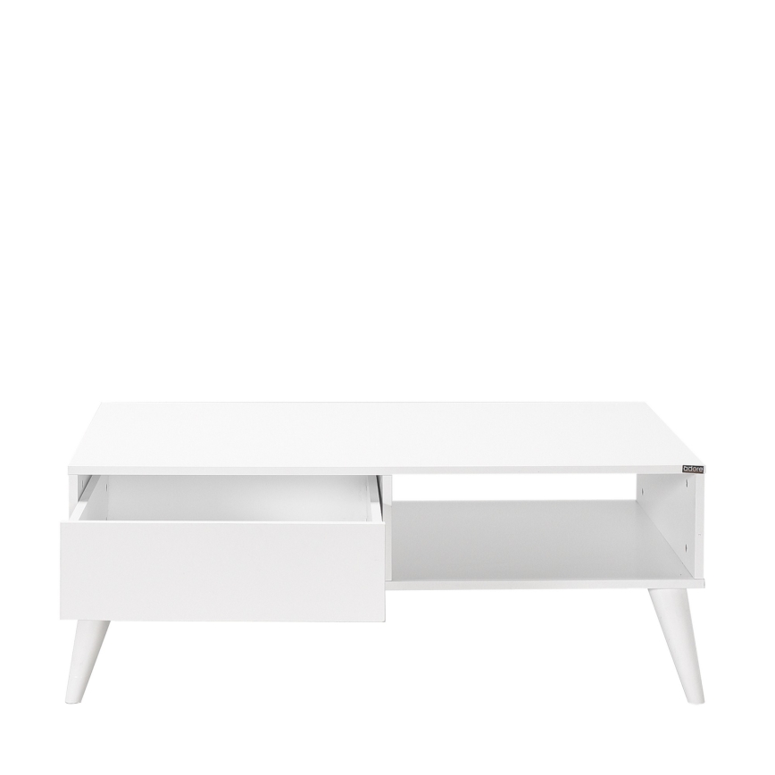 Mesa de centro 42x110 cm blanco