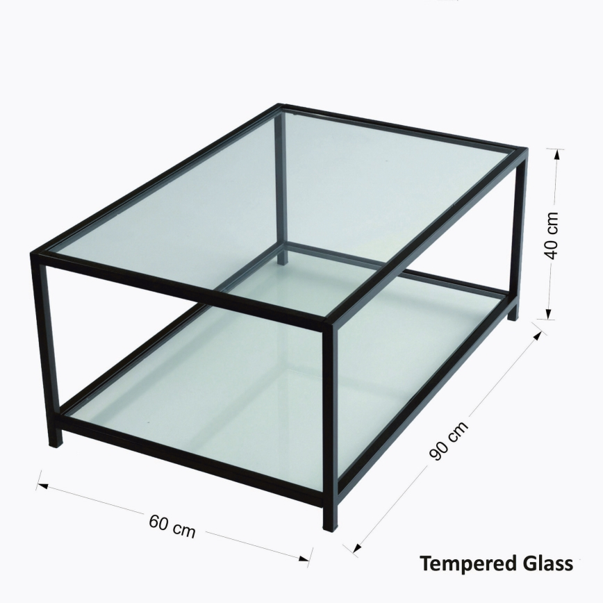 Mesa de centro ASTRO 40x90 cm negro
