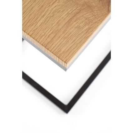 Mesa de centro AURIA roble/negro