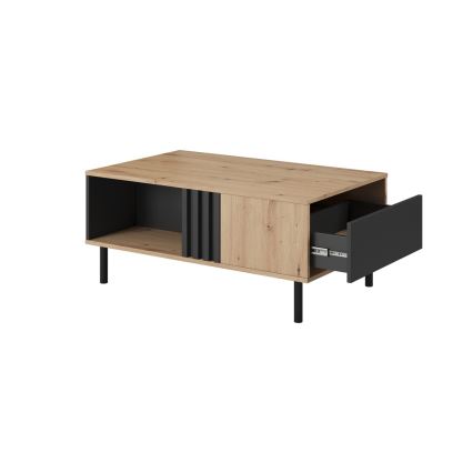 Mesa de centro BADIA roble/antracita