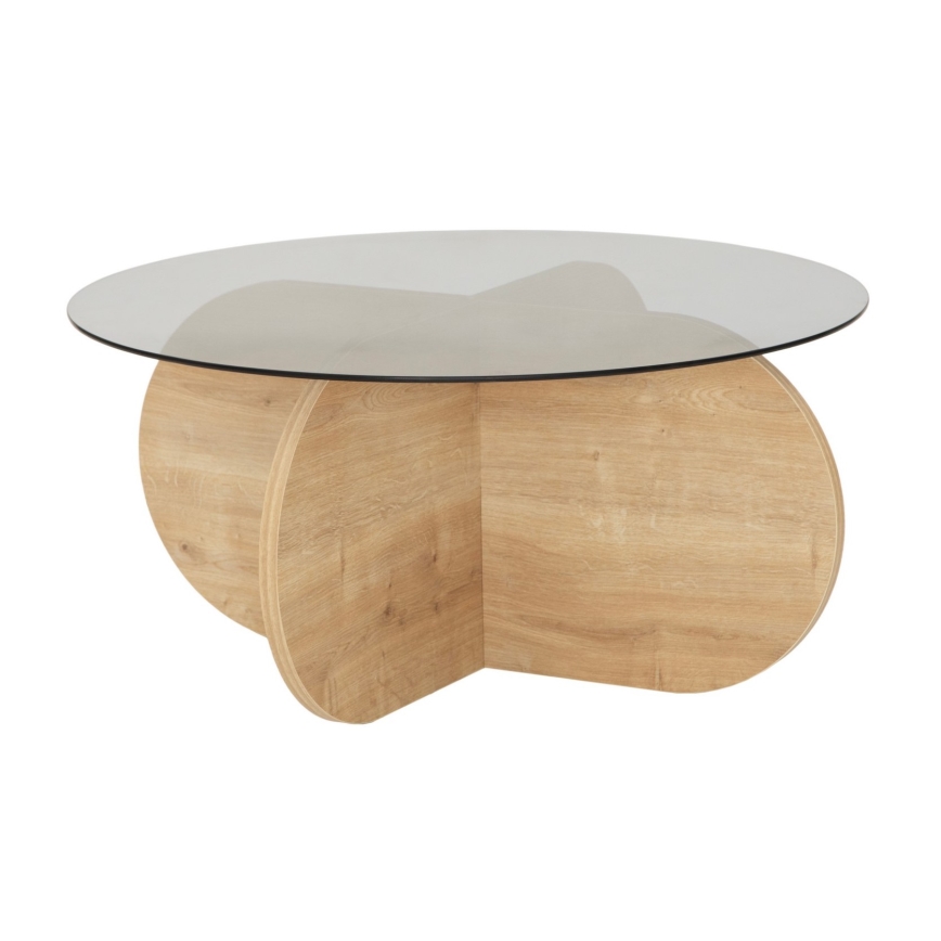 Mesa de centro BUBBLE 35x75 cm marrón/negro