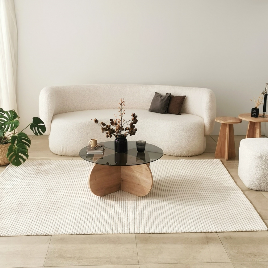 Mesa de centro BUBBLE 35x75 cm marrón/negro
