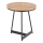 Mesa de centro CARIDA 49x45 cm negro/roble