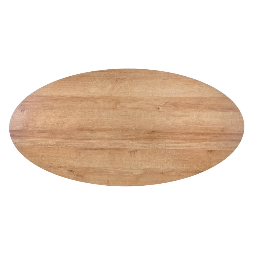 Mesa de centro con cajón CAROLINA 41x120 cm dorado roble/negro