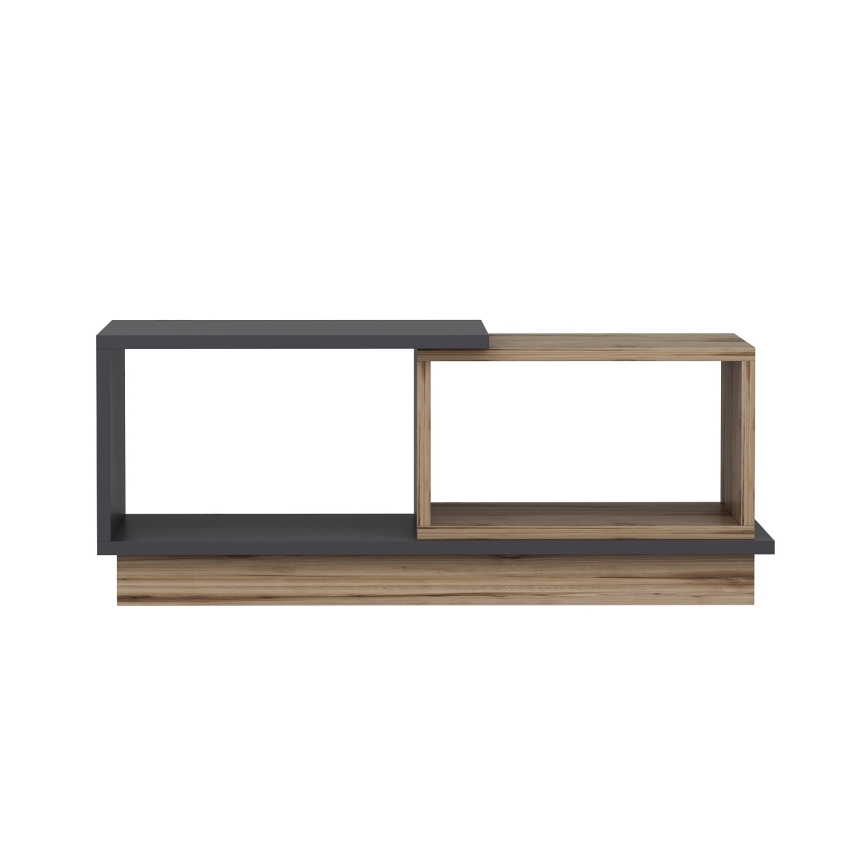 Mesa de centro CONSEPT 36x90 cm marrón/gris