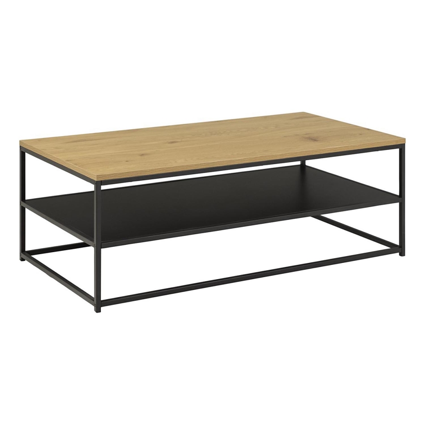 Mesa de centro CORA roble/negro