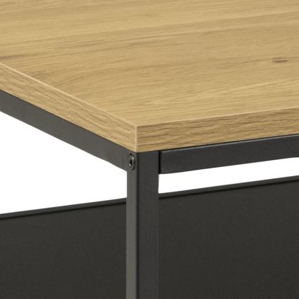 Mesa de centro CORA roble/negro